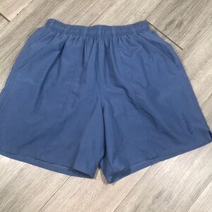 Speedo Cadet Blue Elastic Waist Swim Trunks size M